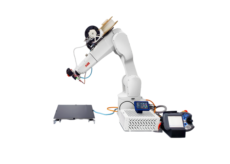 多轴机械臂连续纤维增材制造系统